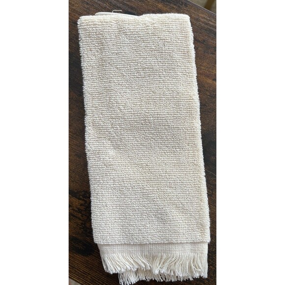 Charles Craft 14 Count Border Cross Stitch Fingertip Towel Parchment Color New! - Picture 3 of 5